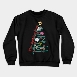 Sewing Xmas Tree Crewneck Sweatshirt